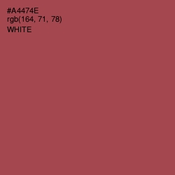 #A4474E - Apple Blossom Color Image