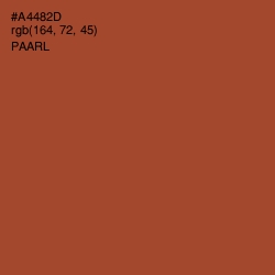 #A4482D - Paarl Color Image