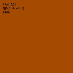 #A44A01 - Fire Color Image