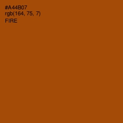 #A44B07 - Fire Color Image