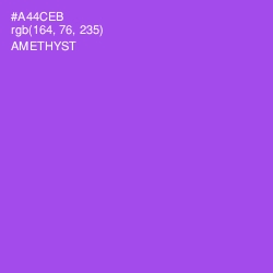 #A44CEB - Amethyst Color Image