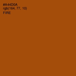 #A44D0A - Fire Color Image