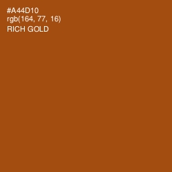 #A44D10 - Rich Gold Color Image