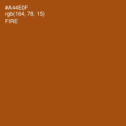 #A44E0F - Fire Color Image