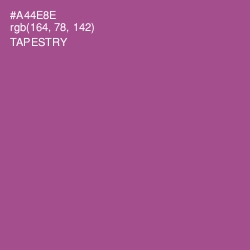 #A44E8E - Tapestry Color Image