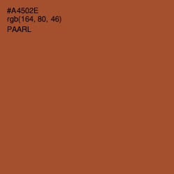 #A4502E - Paarl Color Image