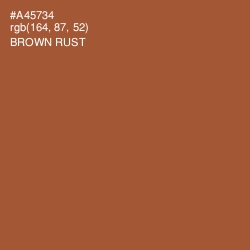 #A45734 - Brown Rust Color Image