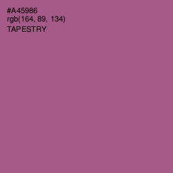 #A45986 - Tapestry Color Image