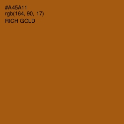 #A45A11 - Rich Gold Color Image