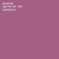 #A45F85 - Tapestry Color Image