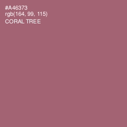 #A46373 - Coral Tree Color Image