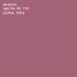 #A46376 - Coral Tree Color Image