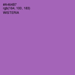 #A464B7 - Wisteria Color Image