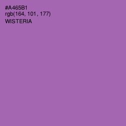 #A465B1 - Wisteria Color Image