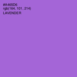 #A465D6 - Lavender Color Image