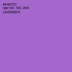 #A467CC - Lavender Color Image