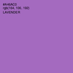 #A46AC0 - Lavender Color Image