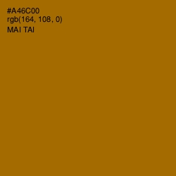 #A46C00 - Mai Tai Color Image