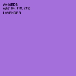 #A46EDB - Lavender Color Image