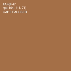 #A46F47 - Cape Palliser Color Image