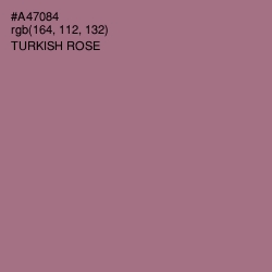 #A47084 - Turkish Rose Color Image