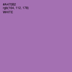 #A470B2 - Wisteria Color Image