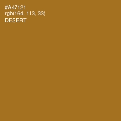 #A47121 - Desert Color Image