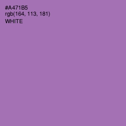 #A471B5 - Wisteria Color Image