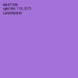 #A471D9 - Lavender Color Image