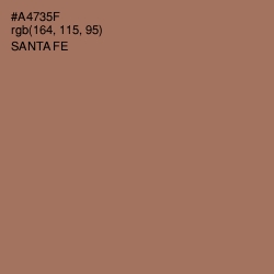 #A4735F - Santa Fe Color Image