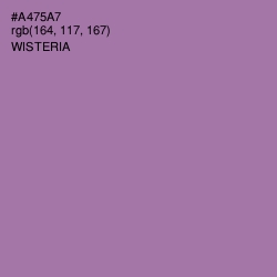 #A475A7 - Wisteria Color Image