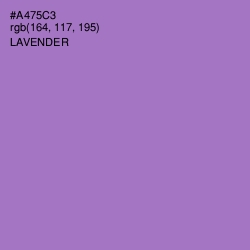#A475C3 - Lavender Color Image