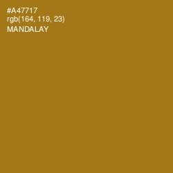 #A47717 - Mandalay Color Image