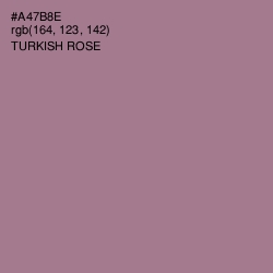 #A47B8E - Turkish Rose Color Image