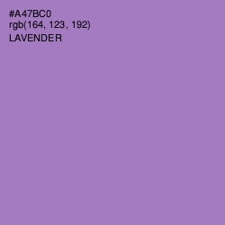 #A47BC0 - Lavender Color Image