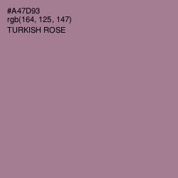 #A47D93 - Turkish Rose Color Image