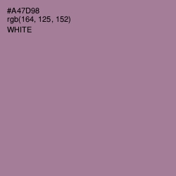 #A47D98 - Turkish Rose Color Image