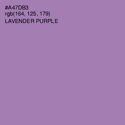 #A47DB3 - Lavender Purple Color Image