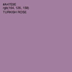 #A47E9E - Turkish Rose Color Image