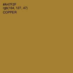 #A47F2F - Copper Color Image