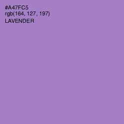 #A47FC5 - Lavender Color Image