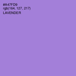 #A47FD9 - Lavender Color Image