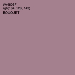 #A4808F - Bouquet Color Image