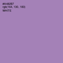 #A482B7 - Amethyst Smoke Color Image