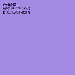 #A489E3 - Dull Lavender Color Image