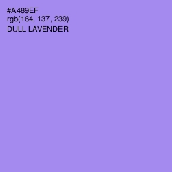 #A489EF - Dull Lavender Color Image
