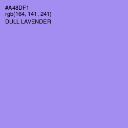 #A48DF1 - Dull Lavender Color Image