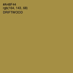 #A48F44 - Driftwood Color Image
