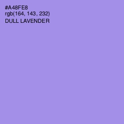 #A48FE8 - Dull Lavender Color Image