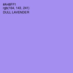 #A48FF1 - Dull Lavender Color Image